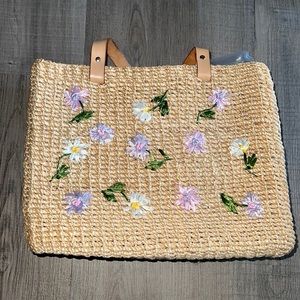 Vintage daisy tote